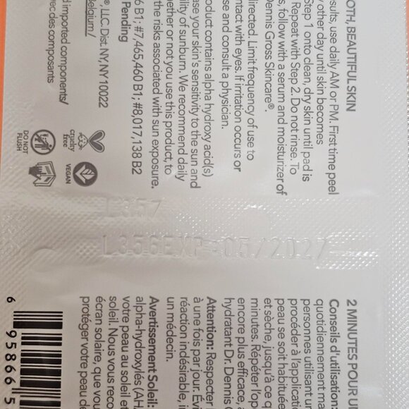 Dr. Dennis Gross Alpha Beta Peel Pads 2 step 10 Universal 10 extra strength - Picture 2 of 3